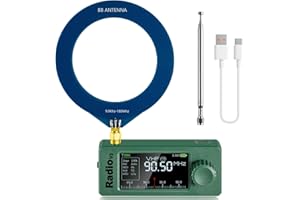 GOOZEEZOO Si4732-ESP32 V3 Mini Radio Pocket Shortwave Radio Receiver | Mode: AM/FM/LSB/USB Band: HF SW MW VHF All Band Receiv