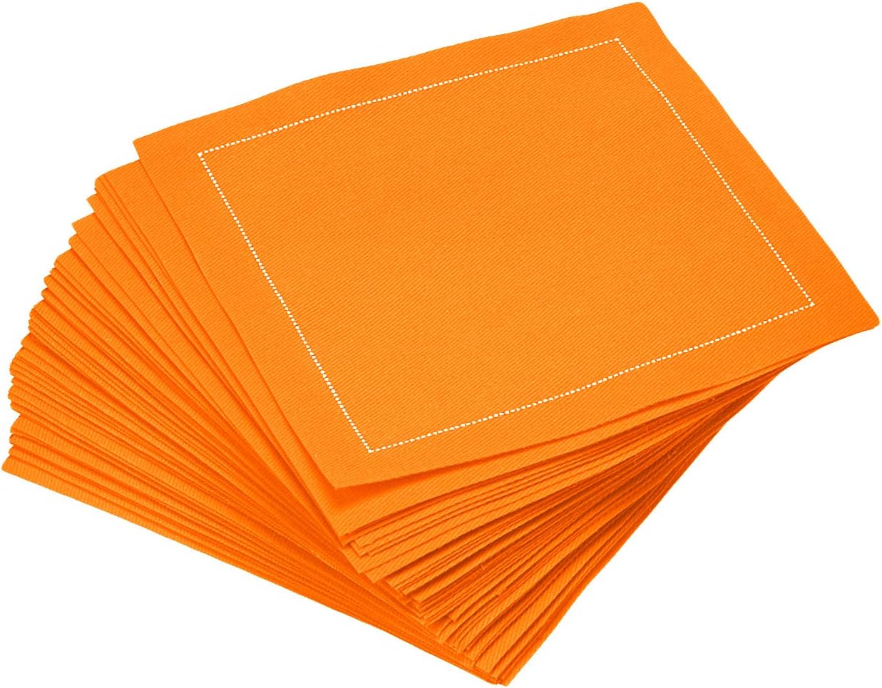 Signature Napkins 100 Cotton Cocktail Napkin, 50Pack, 4.5" x 4.5