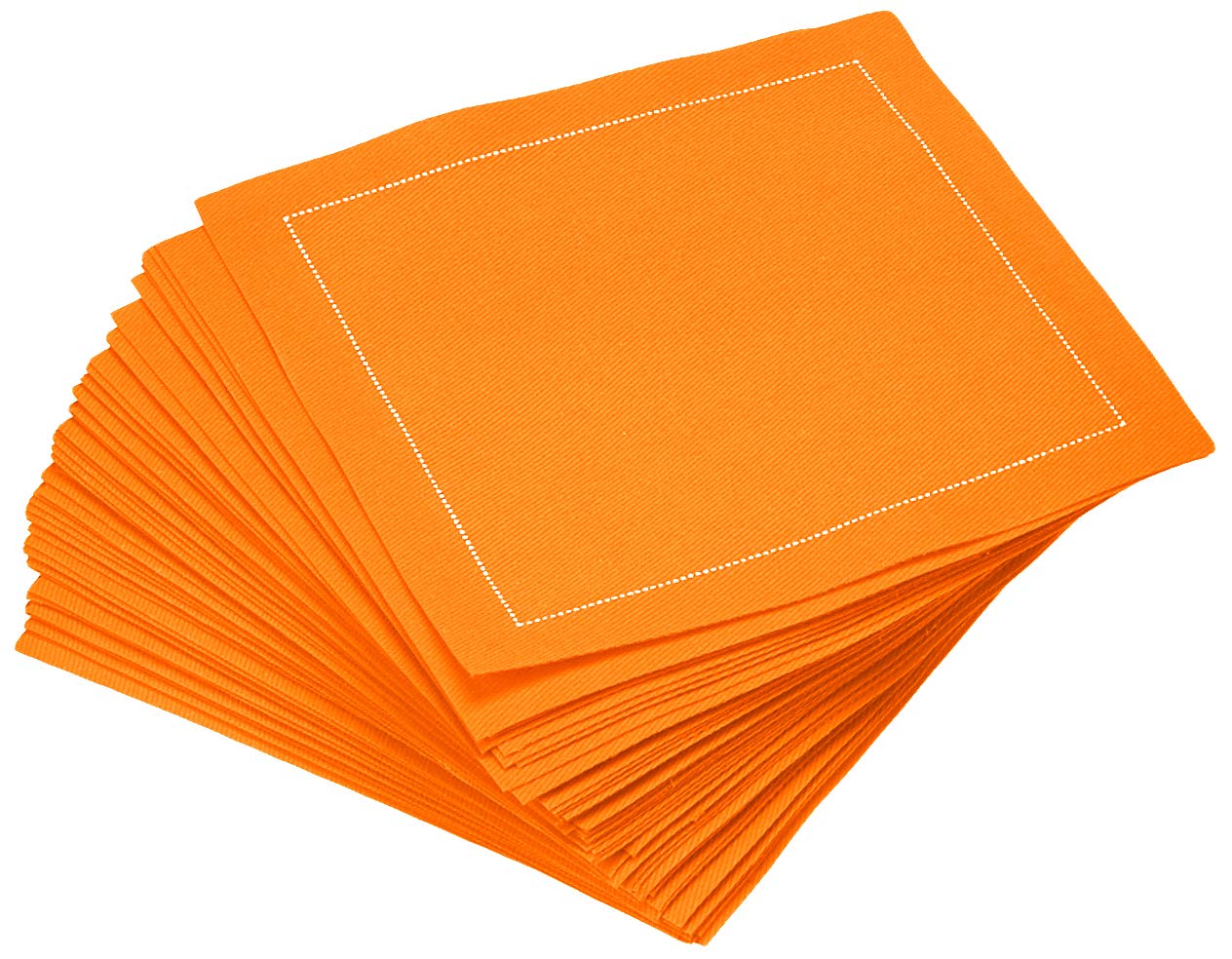 Signature Napkins 100 Cotton Cocktail Napkin, 50Pack, 4.5" x 4.5