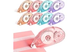 3Pcs Scrapbook Tape, Double Sided Tape Roller for Crafts, Adhesive Glue Runner Scrapbooking Supplies Journaling Office Teache