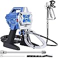 Gyfent X6 Airless Paint Sprayer, 0.31GPM Paint Sprayer for Home Interior 3000psi 650W High Efficiency Airless Sprayer with Low Overspray for House Painting DIY Furniture