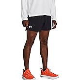 Under Armour Men's UA Speedpocket 5'' Shorts 1377485 (US, Alpha, XX-Large, Regular, Regular, Black/Reflective - 001)