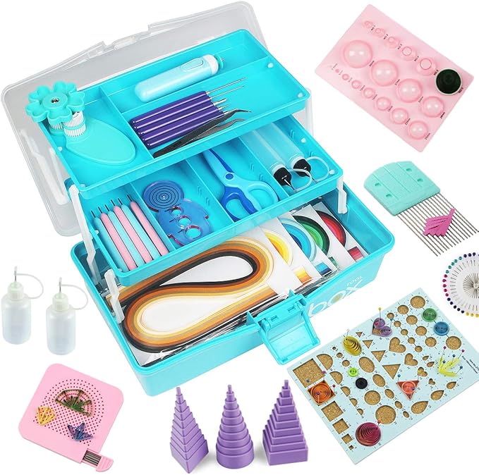 Quilling Kits Quilling Tools and Supplies,Paper Crimper,Quilling