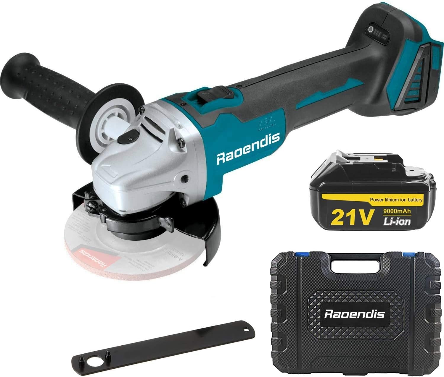 Amazon.co.jp Disc Grinder, 21 V, Cordless, Rechargeable, Outer