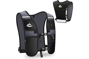 Niweya Running Vest Women and Men, Lightweight Breathable Hydration Vest with Large Compartment, Reflective Veste De Course A