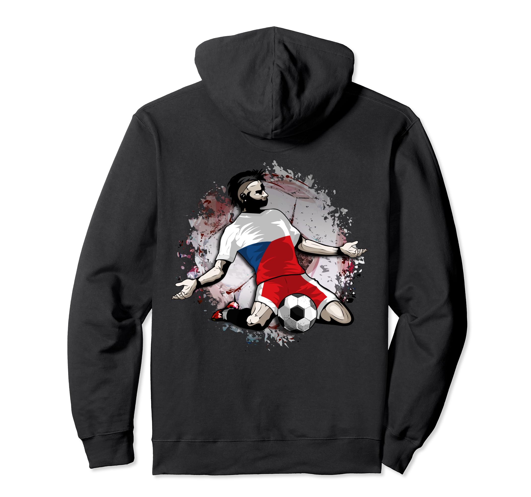 Czech Republic Soccer National Flag Proud Football Lovers Pullover Hoodie