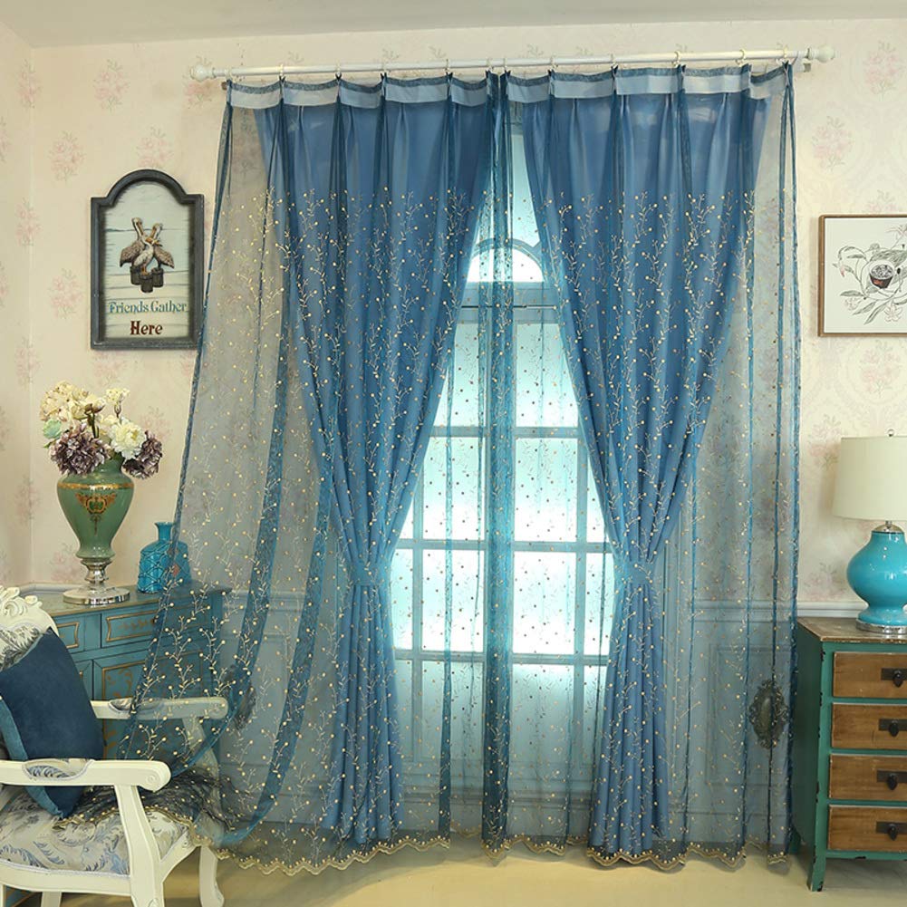 Amazon Com Sheer Curtains Breathable Curtains Blackout Curtains