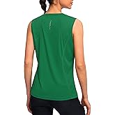 YYV Women's Workout Tank Tops Lightweight Sleeveless Shirts for Women Loose Fit Tops for Athletic Running Tennis Yoga