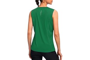 YYV Women's Workout Tank Tops Lightweight Sleeveless Shirts for Women Loose Fit Tops for Athletic Running Tennis Yoga