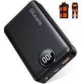 Glaais 20000mAh 7.4V 5V Heated Vest Battery Pack, Rechargeable Battery Pack for Heated Vest Compatible with ORORO, Power Bank for Heated Vest for TODWARM, for XINSONYUELL, for Weamest