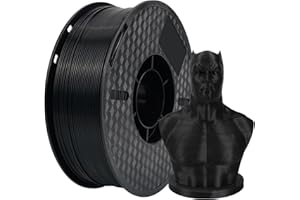 Kingroon Nylon 3D Printer Filament, Dimensional Accuracy +/- 0.03 mm, 1 kg Spool(2.2lbs), 1.75 mm, Black