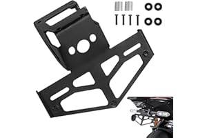 LUXEMOTO License Plate Bracket for Z900 Fender Eliminator Kit Tail Tidy, Black License Plate Holder Mount for Kawasaki Z900 ABS SE ABS 2017-2024 Accessories