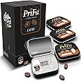 PriFa Coffee Tablets, Latte Pocket Coffee - Unsweetened Real Coffee Absorbable Lozenge Coffee Candy - Natural Sugar Free Instant Energy Pouches, Caffeine Mints for Keto (Latte, 4 Packs)