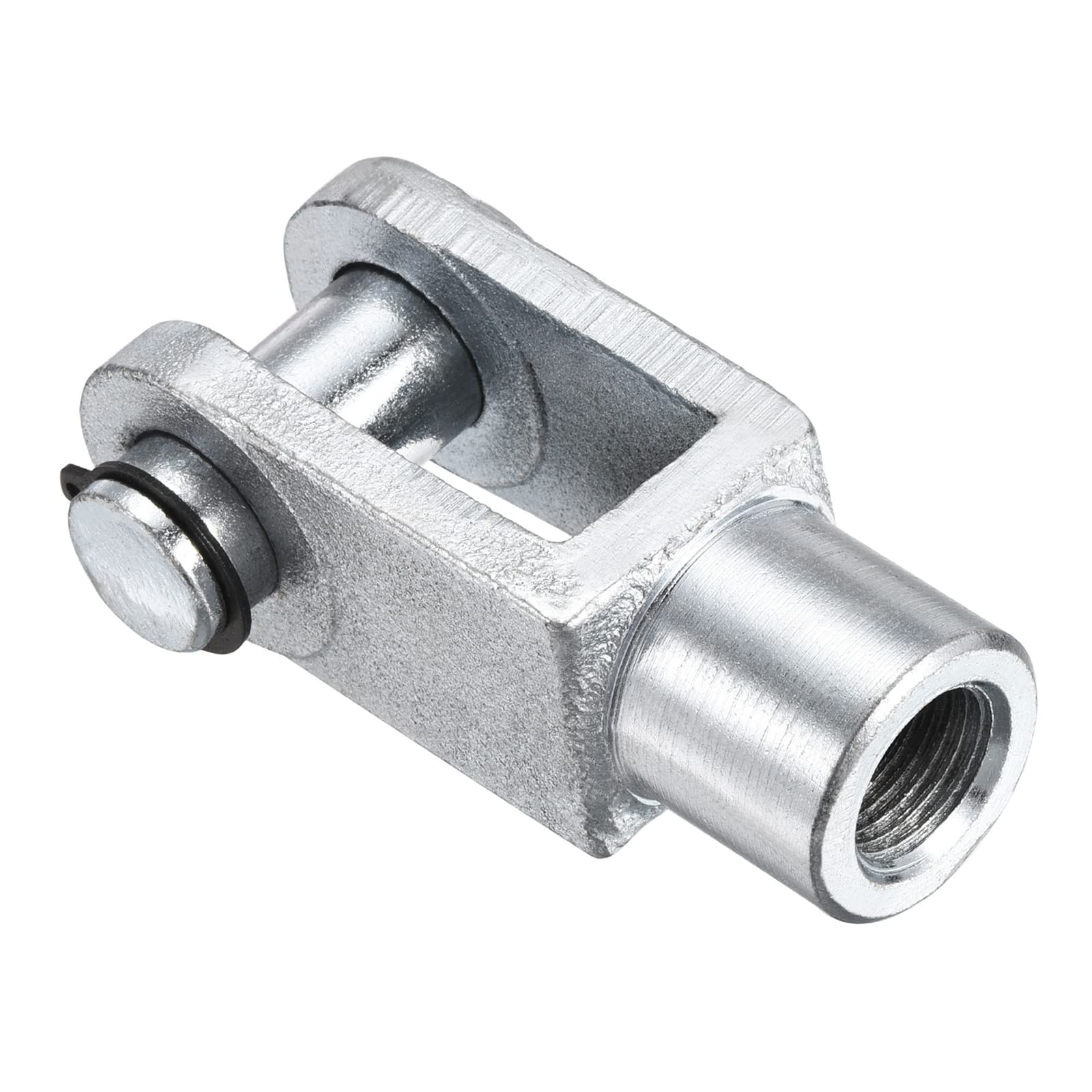 PATIKIL Air Cylinder Rod Clevis End 78mm Length M16x1.5 Female Thread Y Connector, Silver