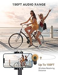 maxtopfit Wireless Lavalier Microphones for iPhone
