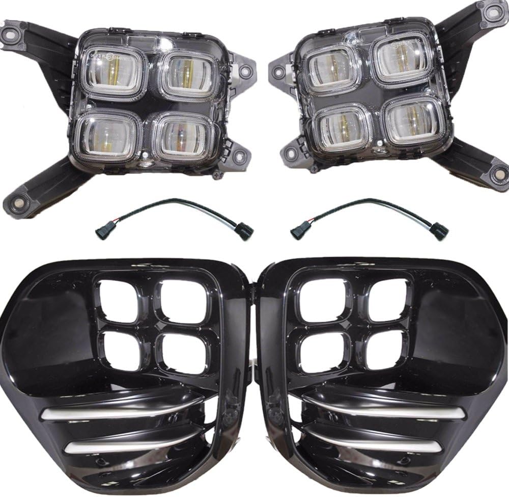 Amazon Com Automotiveapple Sell Oem Fog Light Led Lamp Cover Connector 6p Set For 2017 Kia Sportage Ql Automotive