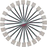 BTF-LIGHTING 10PCS 3Pin 10mm Wide Dual End with 15cm Long Cable LED Strip Solderless DIY Connector Adapter Conductor for WS2811 WS2812B SK6812 LED Flexible Strip Light