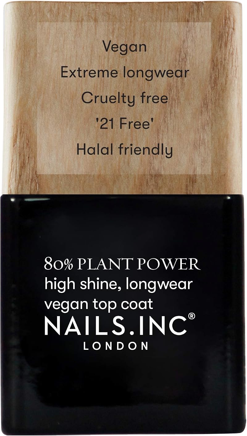 Nails.Inc Plant Power Nail Polish 14ml Vegan 21 Free Formula Long Lasting