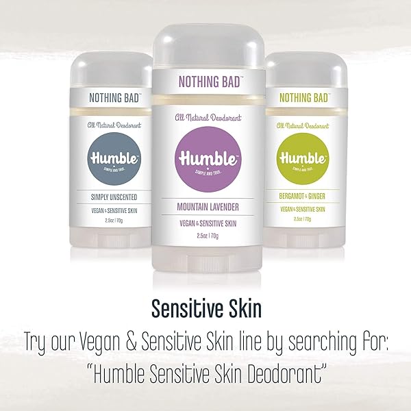 HUMBLE BRANDS PATCHOULI COPAL FRANKINCENSE DEODORANT, 2.5 OZ