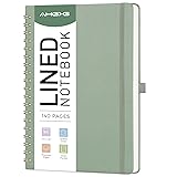 AHGXG Lined Spiral Journal Notebook, B5 Large