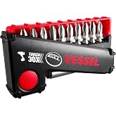 (US Model) VESSEL IMPACT BALL Torsion Bit 11 PC. Set in POP-UP CASE