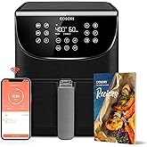 COSORI Air Fryer 5.8QT Pro Gen Smart 11-in-1 Toaster Oven , 100 Recipes Cookbook, 200+ Online Recipes , APP and Touch Screen 