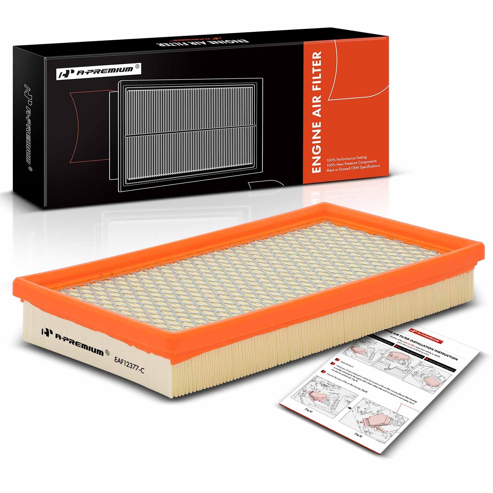 Photo 1 of A-Premium Engine Air Filter Compatible with Chevrolet Astro, Blazer, Camaro, S10 & GMC Jimmy, Safari, Sonoma & Isuzu Hombre & Pontiac Firebird, 1992-2005, Replace# 8250984630