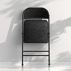 Nazhura 4 Pack Folding Chairs with Padded Cushion