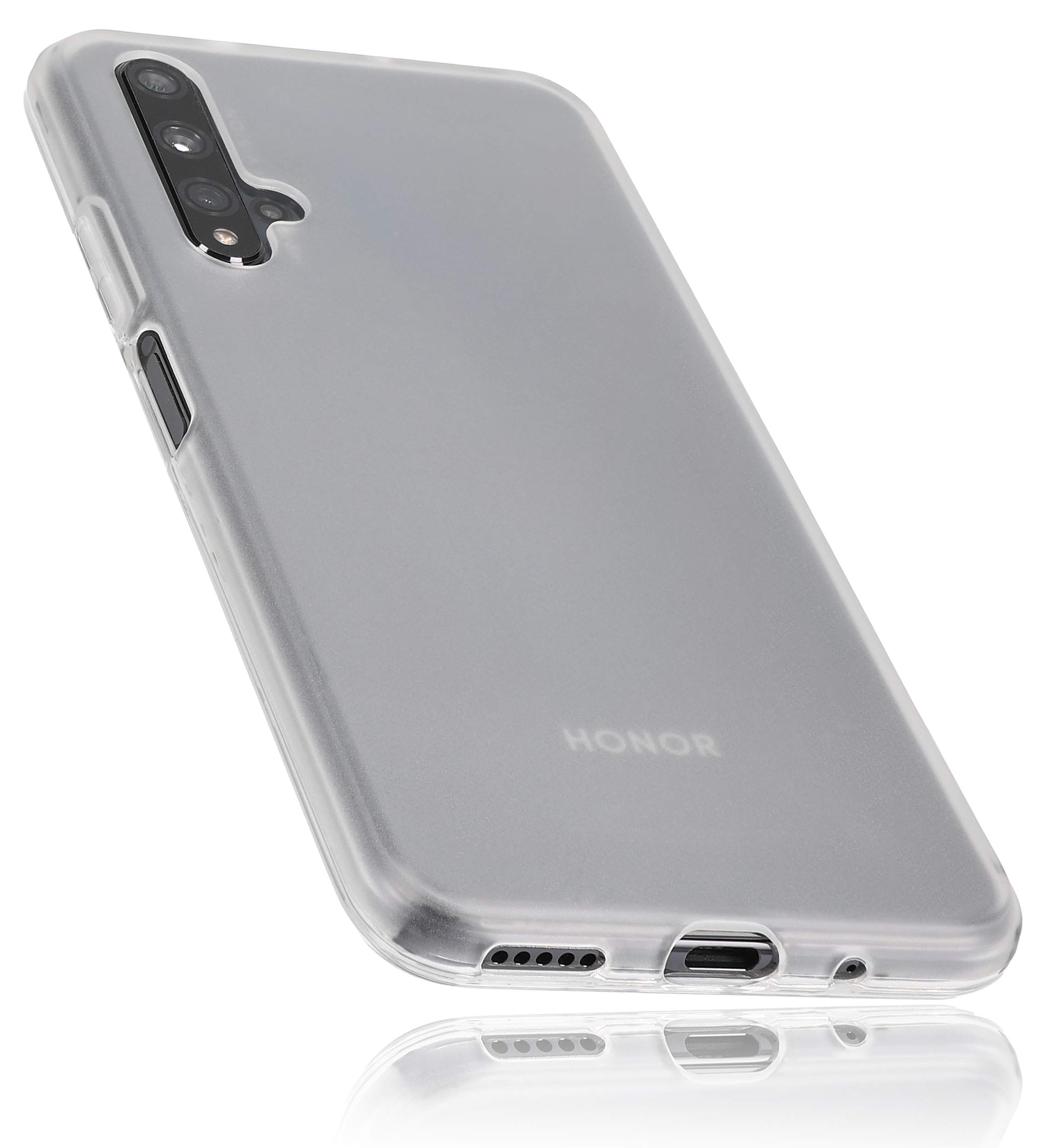 mumbi TPU Case Compatible with Honor 20 Transparent White