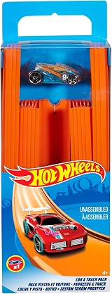 Hot Wheels Track Builder Straight Track with Car BHT77 view 6
