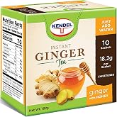 Kendel Instant Ginger Honey Tea - 10 Sachets, Caffeine Free