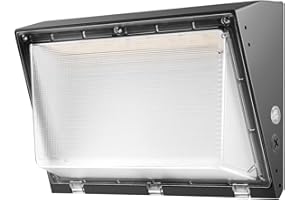 WHLED Dimmable 100W LED Wall Pack Light with Dusk to Dawn Photocell, 100-277V 14000LM 600-800W HPS/HID Equiv., 5000K Daylight Outdoor Security Lighting, UL Commercial Wall Mount Lights for Warehouse