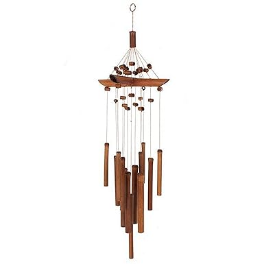 Something Different Bamboo Wind Chime With Beads #wooden #wind #chimes #sound Something Different Bamboo Wind Chime With Beads