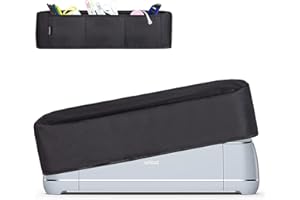 TRO&HOM Dust Cover Compatible with Cricut Maker 4, Explore 4,Cricut Maker 3,Cricut Maker, Explore 3, Explore Air 2, Machine Cover with Pockets for Cricut Accessories Suppliers Tools