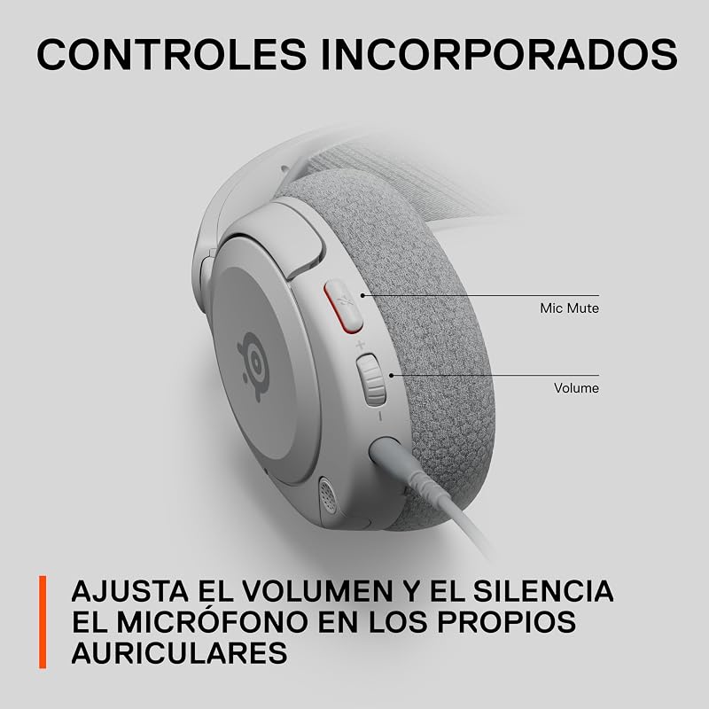 Arctis Nova 1 - Auscultadores de gaming multi-sistema, drivers de alta fidelidade, áudio espacial a 360°, design confortável, microfone durável, ultra-leve e com cancelamento de ruído, PC,