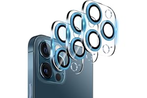 Dengduoduo 【3 Pack】 Tempered Glass Camera Lens Protector for iPhone 12 Pro Max 6.7", Ultra HD, 9H Hardness, Anti-Scratch, Case Friendly, Easy to Install [No Affect on Night Shots]