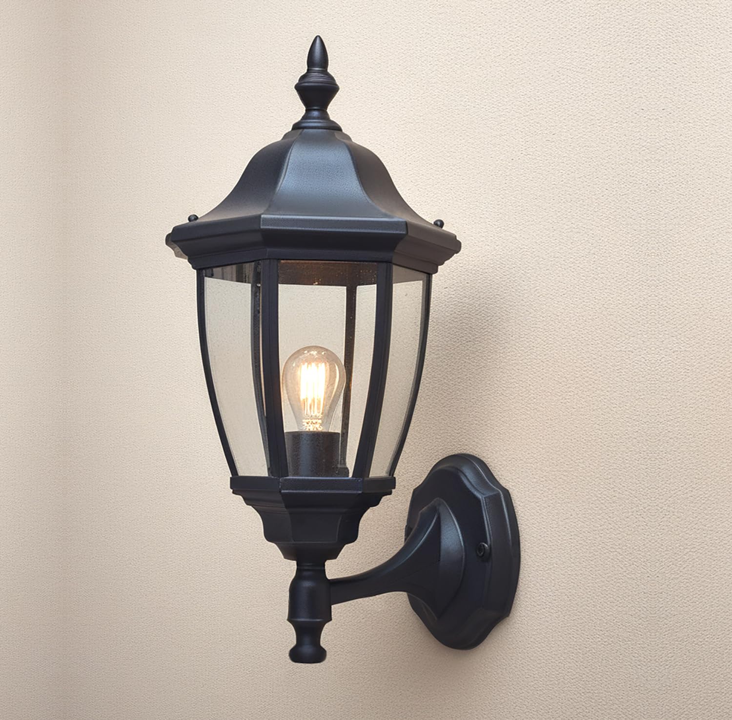EBION Outdoor Wall Light,Outdoor Wall Lantern IP44 Waterproof,Traditional Black Outside Exterior Wall Sconce for Garden,Porch,Garage,Patio,Corridor,(Bulb Not Include) — image 1