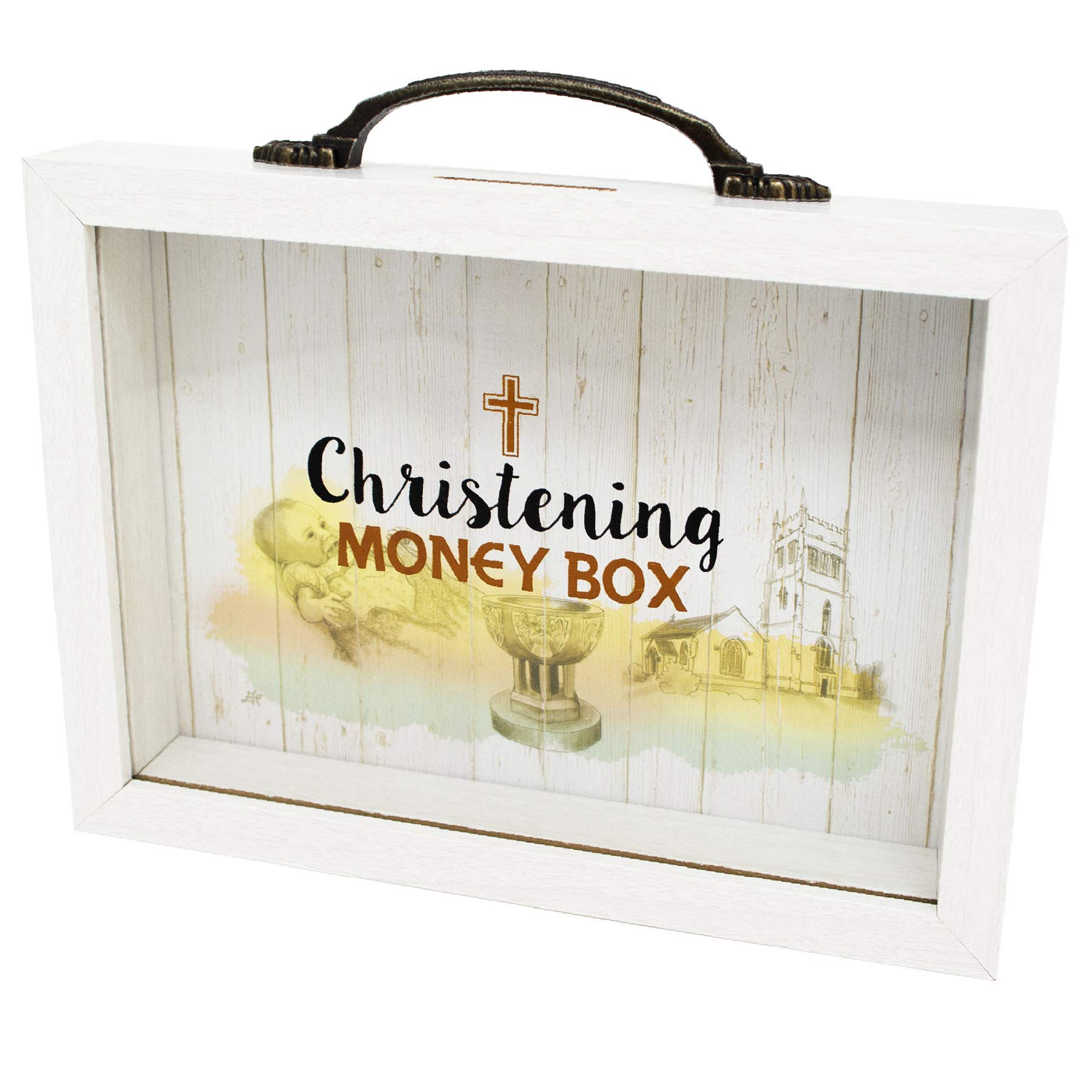 Royal County Products Ltd Loose Change Money Box - Christening Money Box