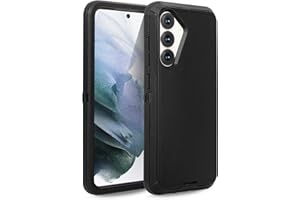 Anloes Defender Case for Samsung Galaxy S25 FE 5G, Heavy Duty Shockproof Dustproof 3 in 1 Rugged Protective Bumper Phone Cove