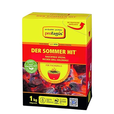 Profagus Sommerhit Grill-Kohle Fuer Tischgrill