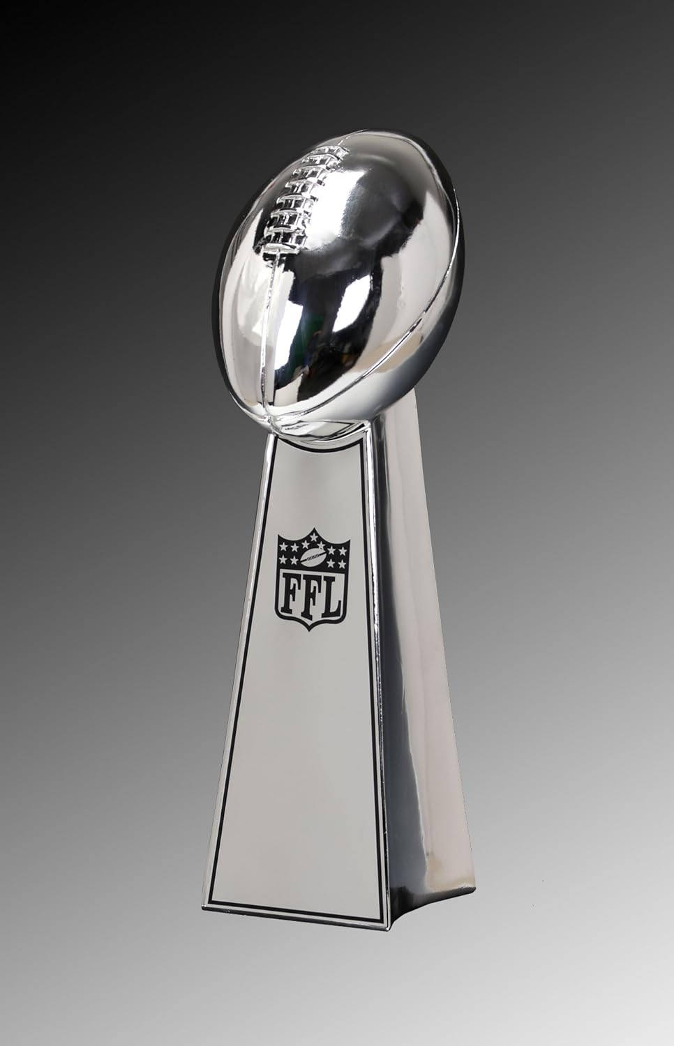 Fantasy Football Trophy, Chrome Finish Lombardi, 9 1/2