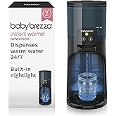 Baby Brezza Instant Bottle Warmer Advanced with 3 Temperature Settings, 24/7 Warm Water Dispenser for Formula Warming, LED Nightlight, 50oz Tank Capacity, Electric Kettle Alternative