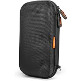 GLCON External Hard Drive Case, Shockproof EVA Travel Storage Bag | Fits WD My Passport, Seagate, Toshiba, 1TB 2TB 4TB, Power Bank, Portable Electronic Organizer