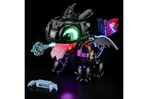 BRIKSMAX Light Kit for Lego-10375 How to Train Your Dragon: Toothless -Led Lighting Compatible with Lego Icons Building Set- 