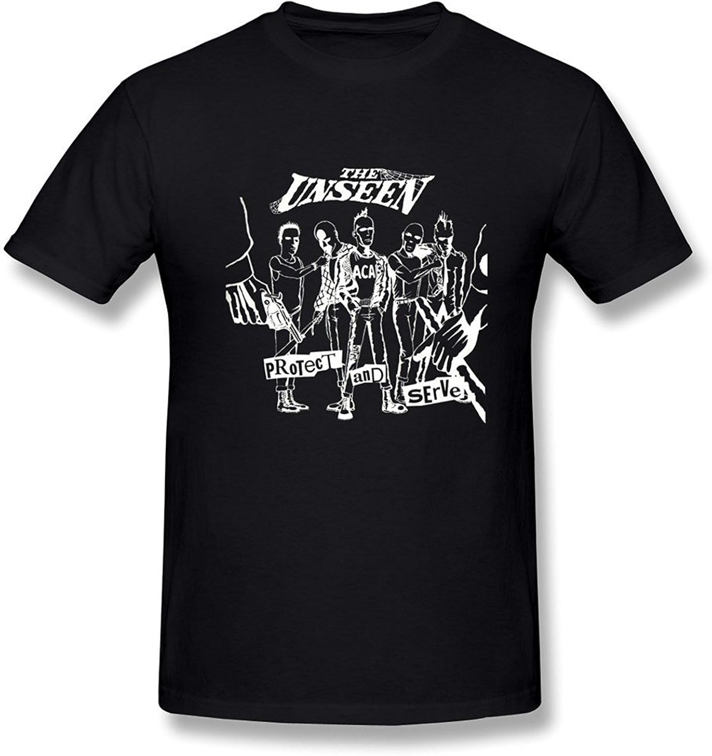 Homme's The Unseen Punk Rock Band Tshirt XXXXL Amazon.fr Vêtements