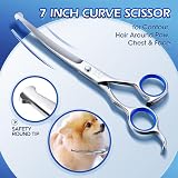 Gimars Heavy Duty Stainless Steel Titanium Pet Grooming Scissors Set view 5