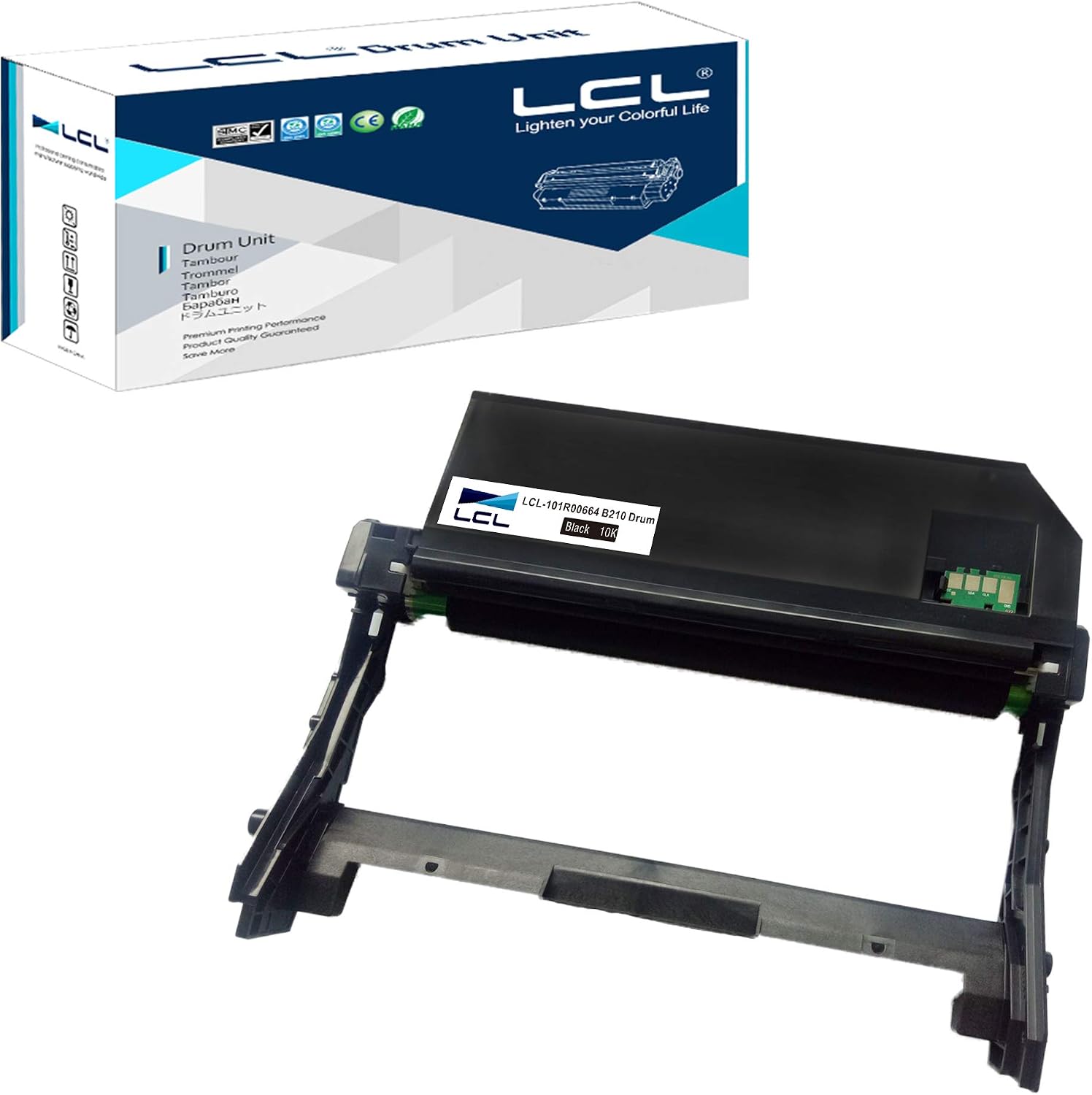 LCL Compatible Drum Unit 101R00664 Drum B210 B205 B215 Replacement for Xerox B210 B210DNI B205 B205 MFP B205NI B215 B215 MFP B215DNI (1 Pack)