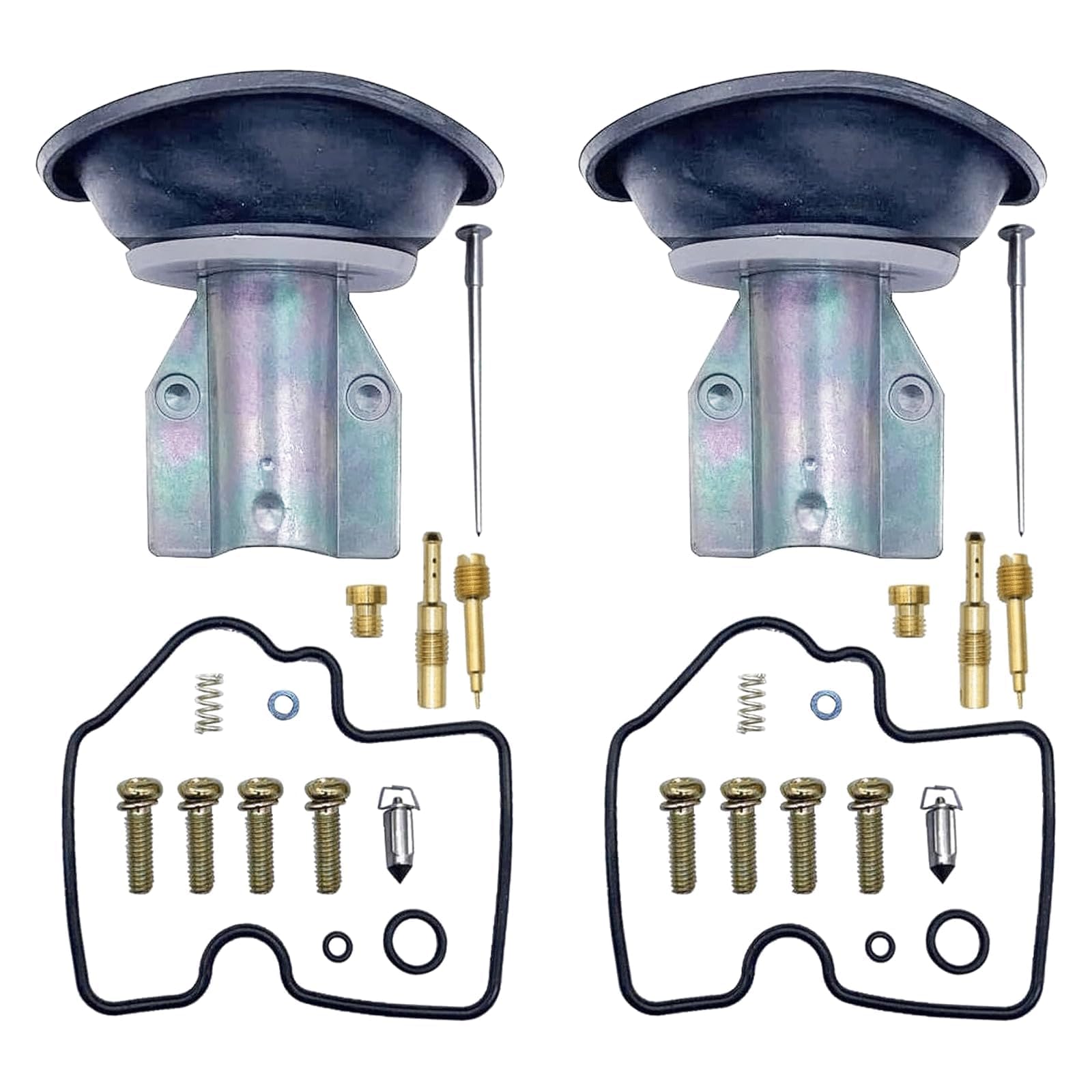 Photo 1 of 2 Pack Automatic Carburetor Rebuild Repair Kit with Plunger Compatible With Arctic Cat 650 V2 2004-2006 Models