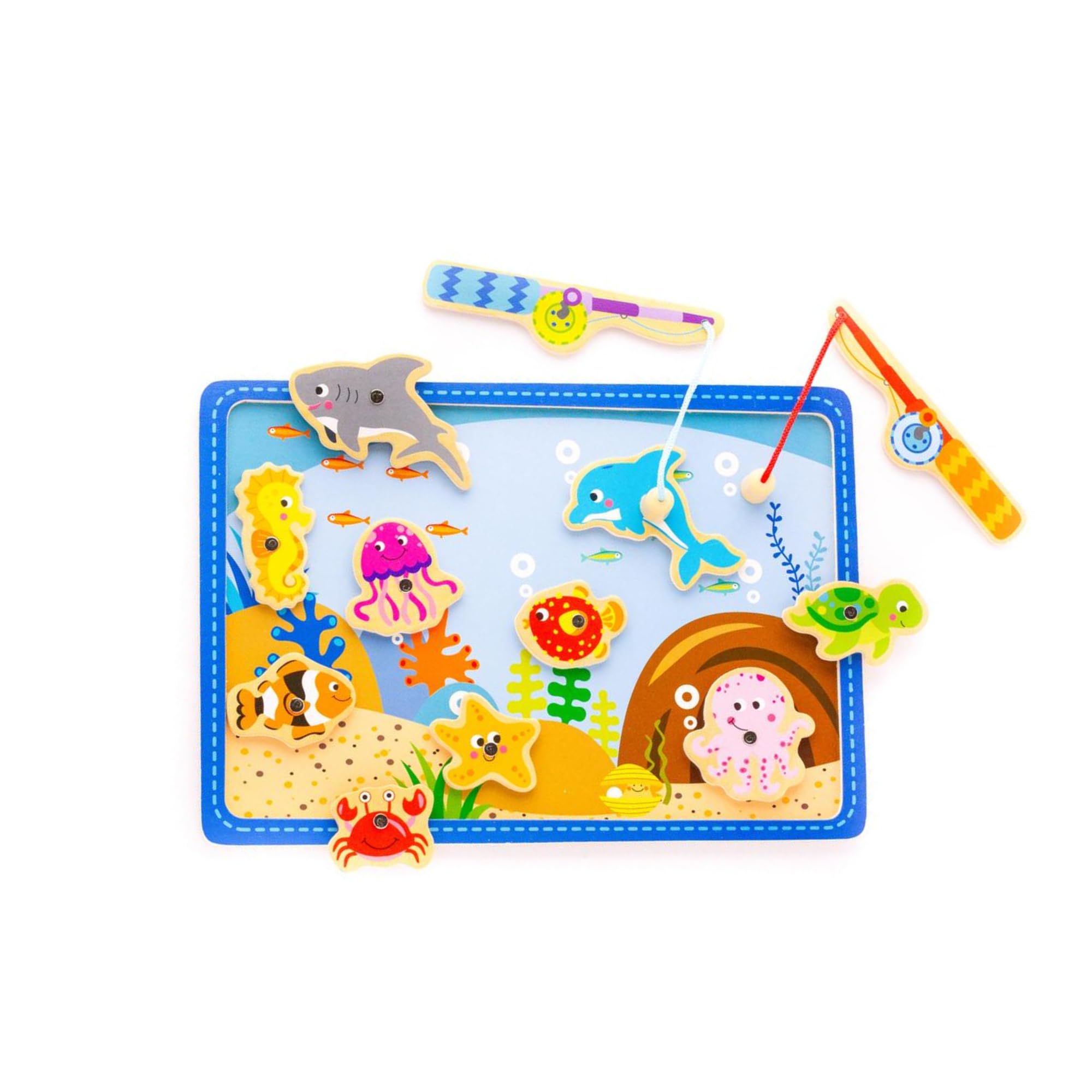 abgee Wooden Fishing Game