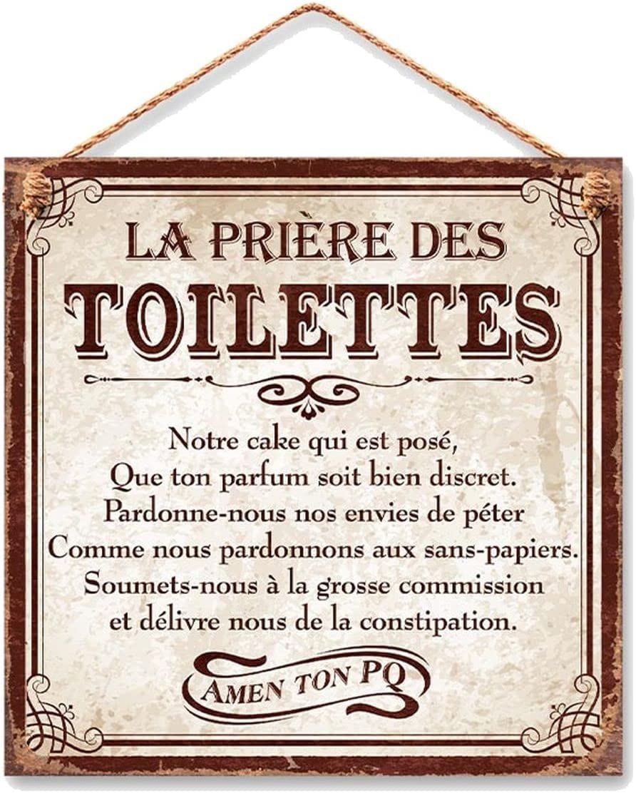 Rétro Metal Decorative Sign 20 x 20 cm